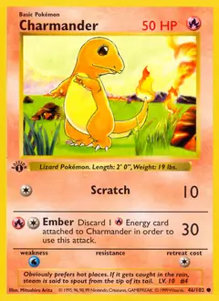 PokeDATA - Check current Pokemon card values for Charmander 46!